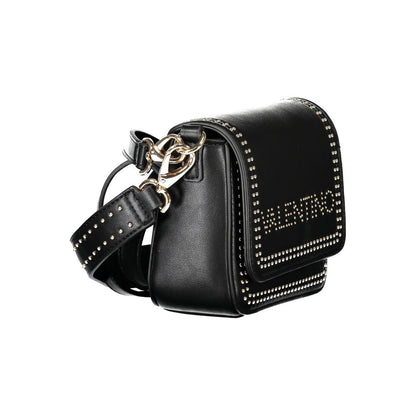 Mario Valentino Schwarze Polyethylen-Damenhandtasche