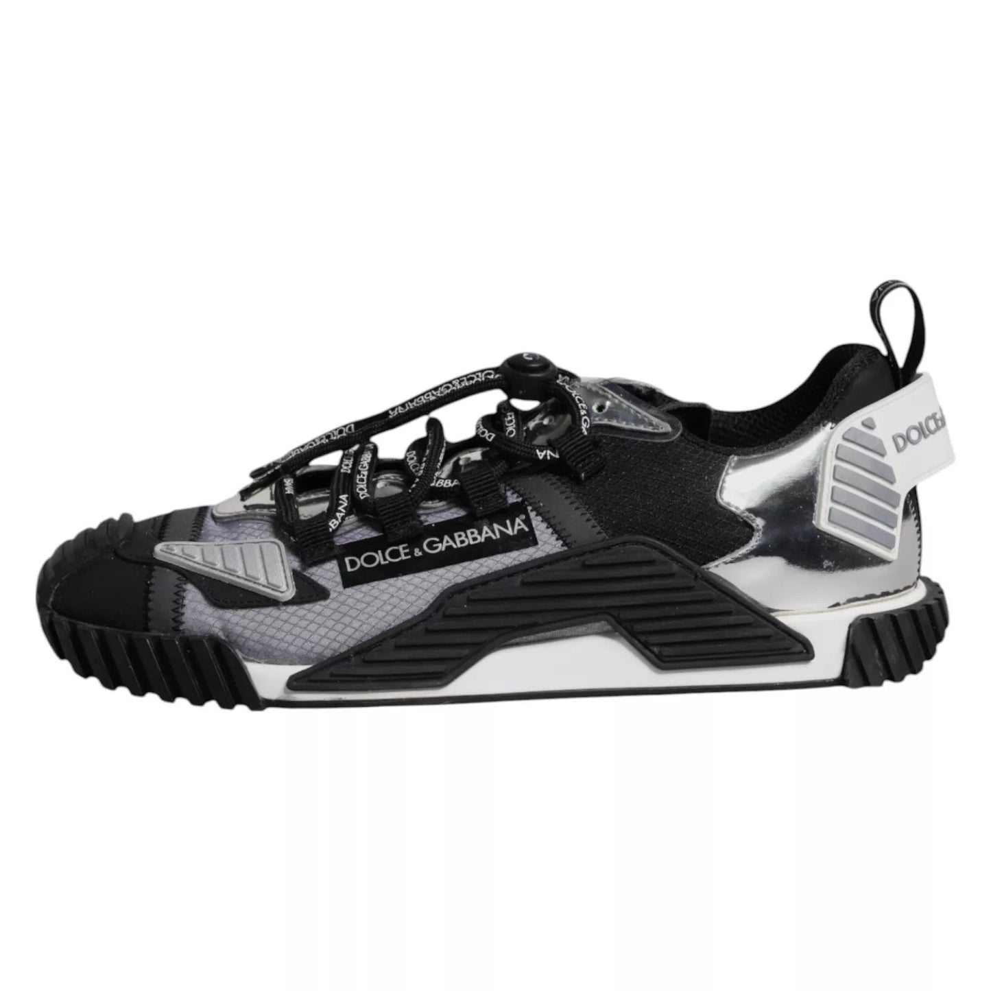 Dolce &amp; Gabbana – Mehrfarbige Low-Top-Sneakers „NS1“ mit Schnürung