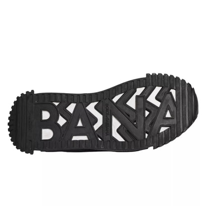 Dolce &amp; Gabbana – Mehrfarbige Low-Top-Sneakers „NS1“ mit Schnürung