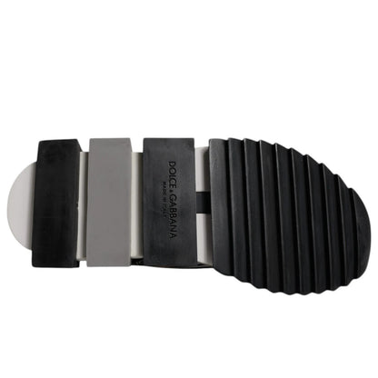 Dolce &amp; Gabbana Sorrento Slip-On Sneakers in Weiß und Schwarz