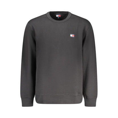 Tommy Hilfiger – Schwarzer Baumwollpullover für Herren