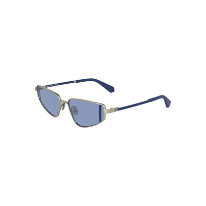 Calvin Klein Graue Metall-Sonnenbrille für Damen