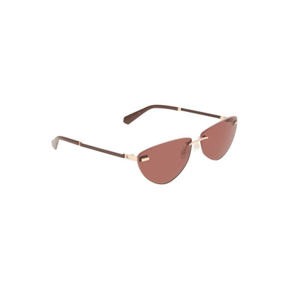 Calvin Klein Pink Metal Damen Sonnenbrille