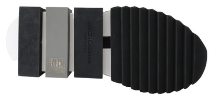 Dolce &amp; Gabbana – Slip-On-Sorrento-Sneaker in Weiß und Schwarz