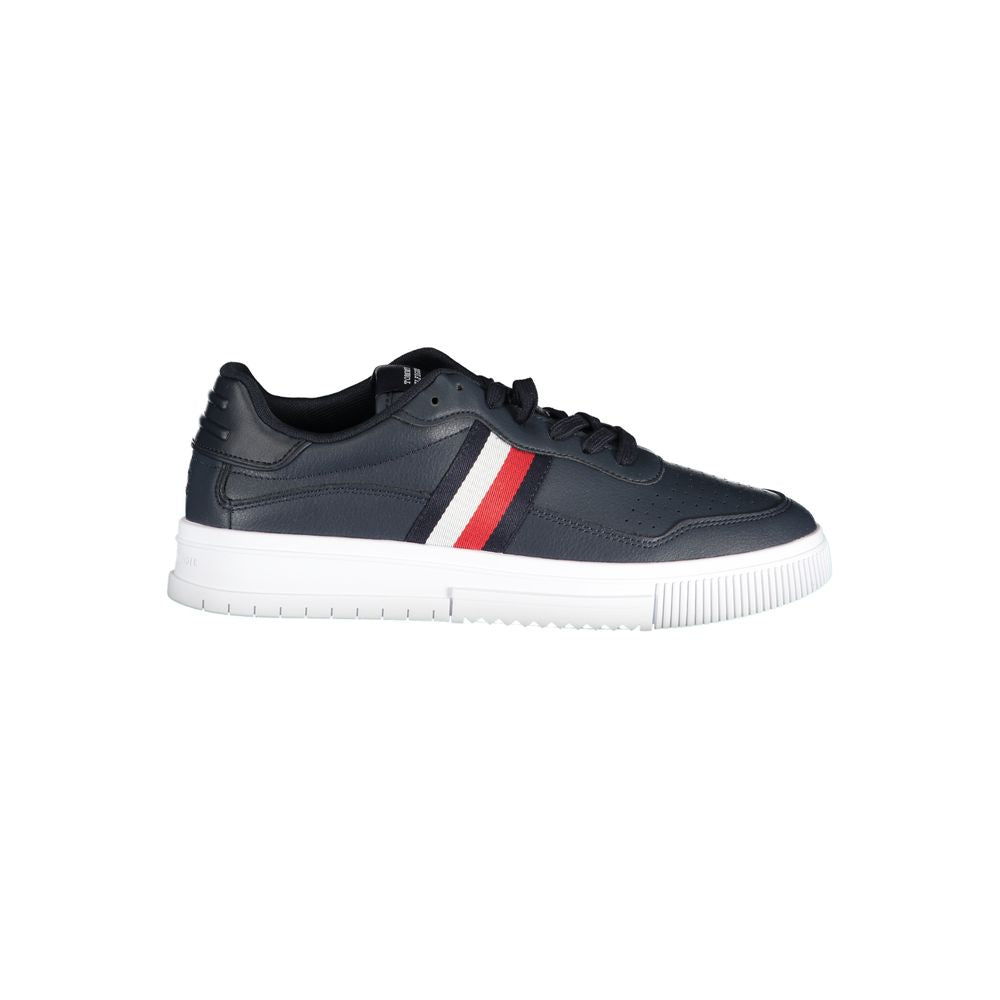 Tommy Hilfiger – Blaue Leder-Sneaker für Herren