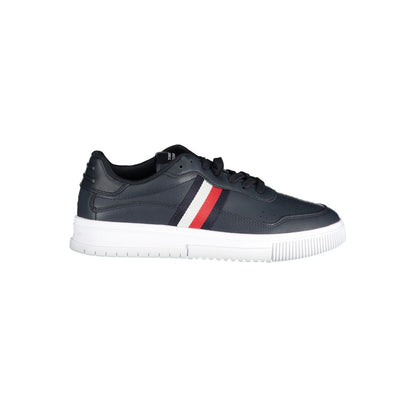 Tommy Hilfiger – Blaue Leder-Sneaker für Herren