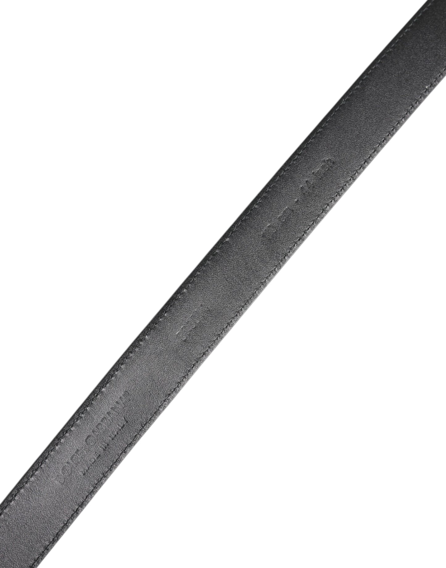 Dolce &amp; Gabbana – Schwarzer Gürtel aus Kalbsleder mit klassischer Metallschnalle