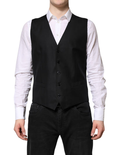 Dolce & Gabbana Black Single Breasted Suit 2 Piece Jacket