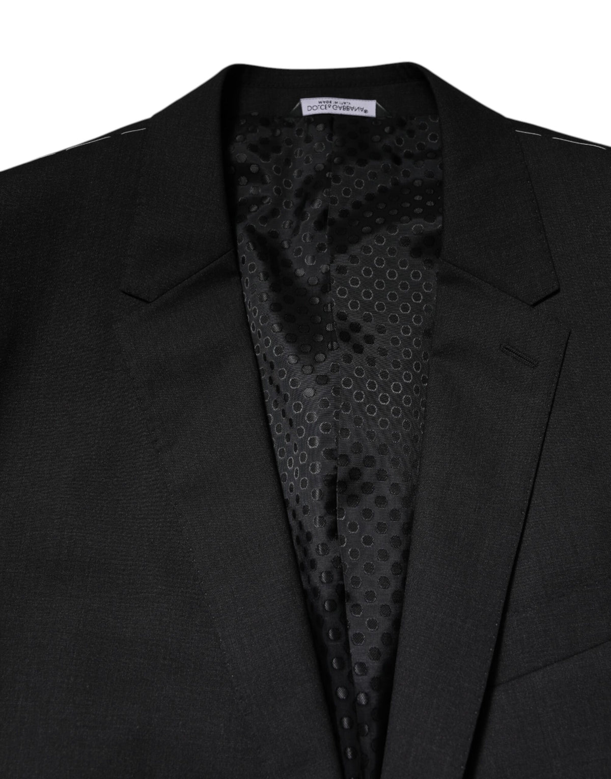 Dolce &amp; Gabbana Dunkelgraue MARTINI Einreihige Jacke