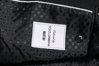 Dolce & Gabbana Dark Gray MARTINI Single Breasted Jacket