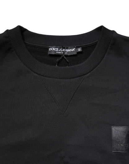 Dolce & Gabbana Black DG Logo Crew Neck Sweatshirt Sweater