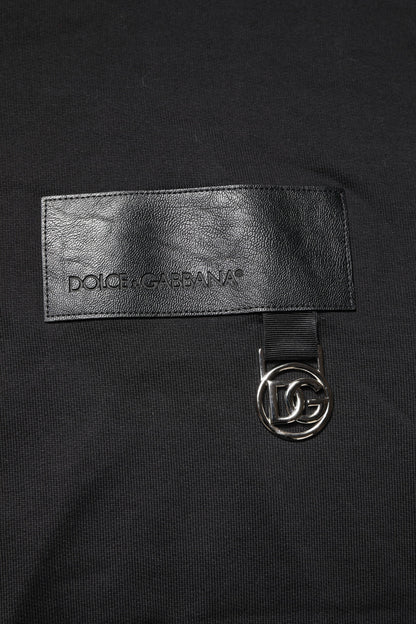 Dolce & Gabbana Black DG Logo Crew Neck Sweatshirt Sweater