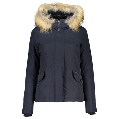 Woolrich Blaue Baumwolljacken und -mäntel