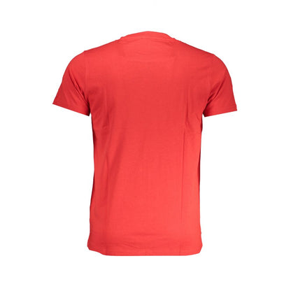 Rotes Baumwoll-T-Shirt der Cavalli-Klasse