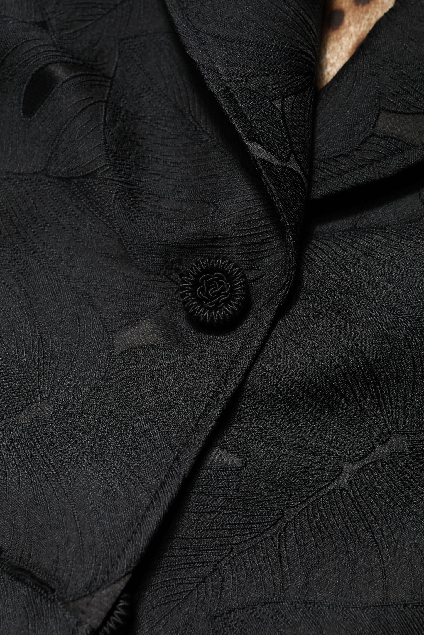 Dolce &amp; Gabbana – Schwarze, einreihige Trenchcoat-Jacke