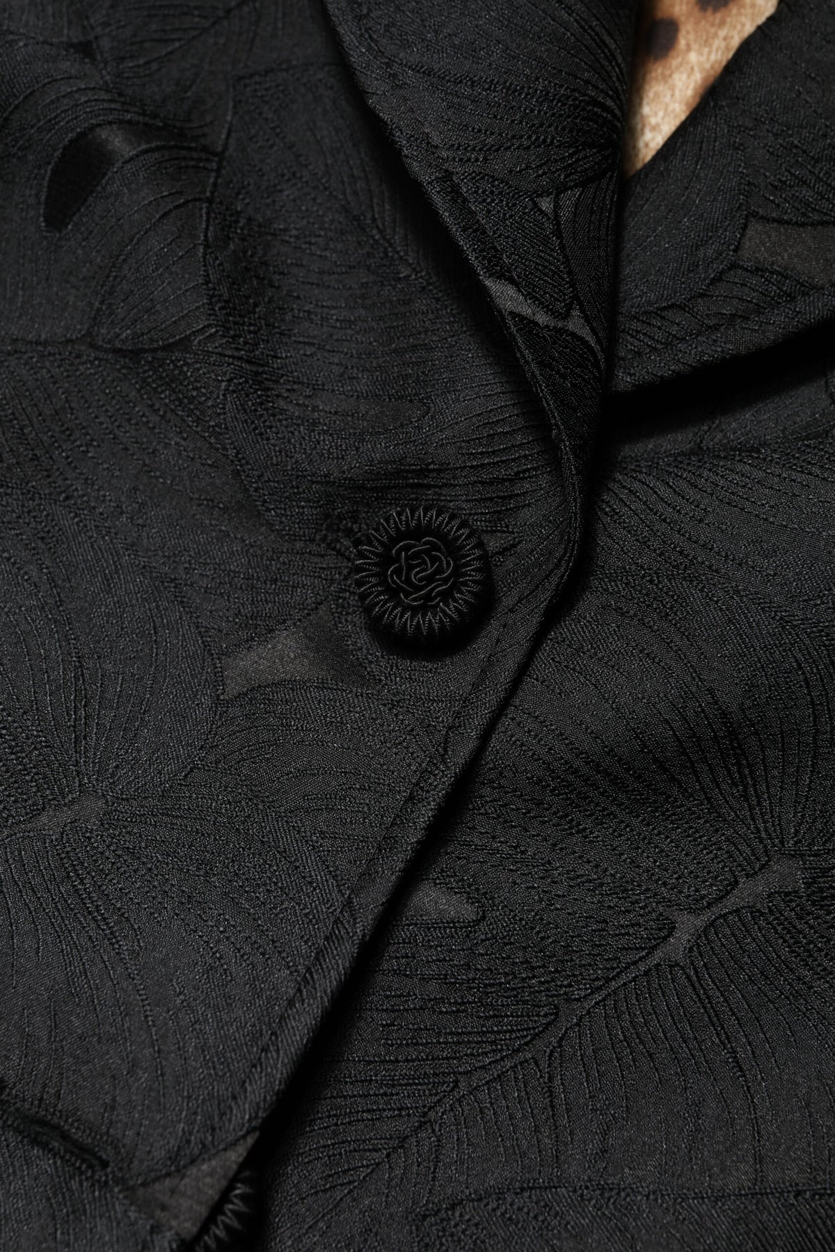 Dolce &amp; Gabbana – Schwarze, einreihige Trenchcoat-Jacke