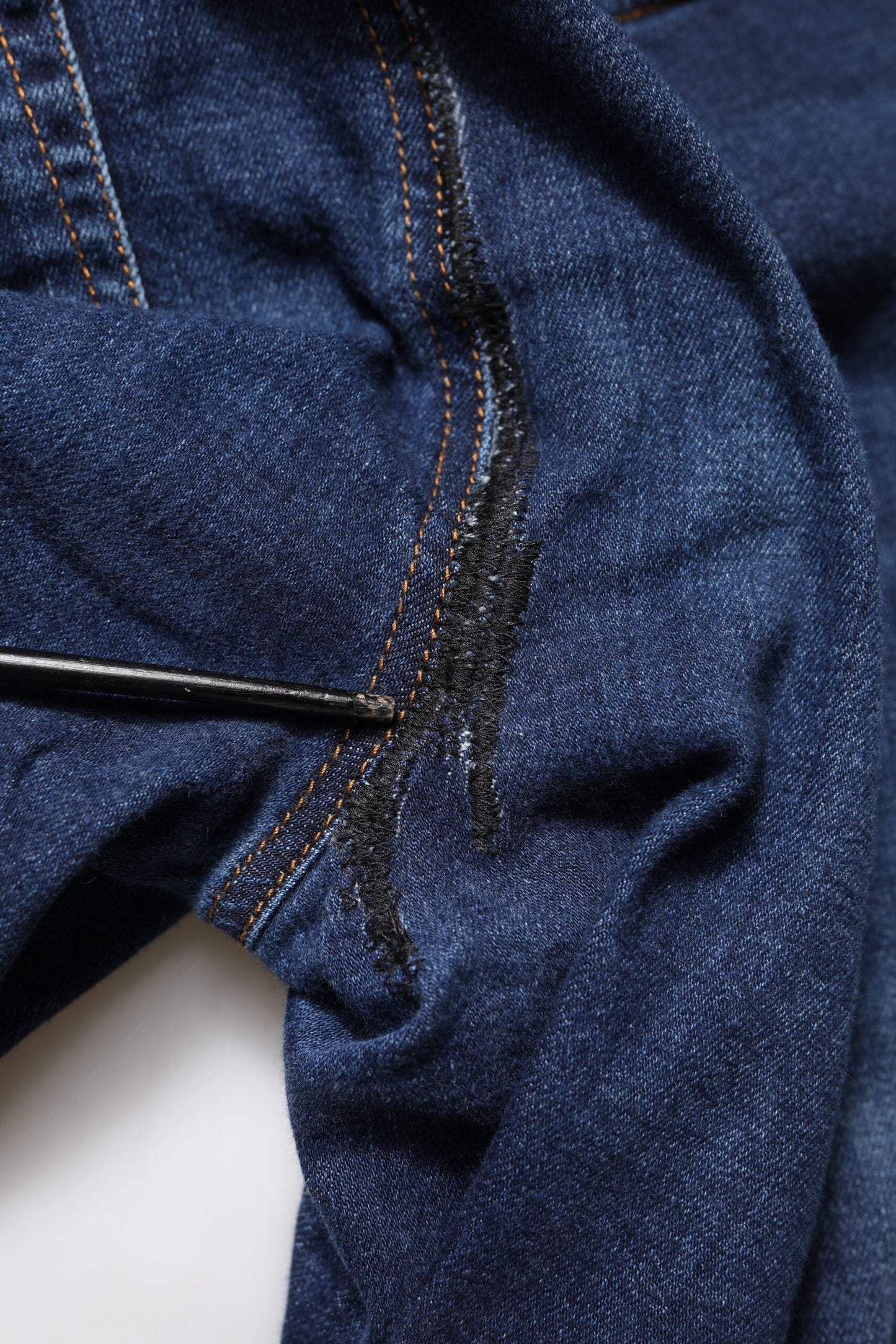 Dolce &amp; Gabbana – Blaue, verkürzte Jeans aus Baumwolle mit hoher Taille