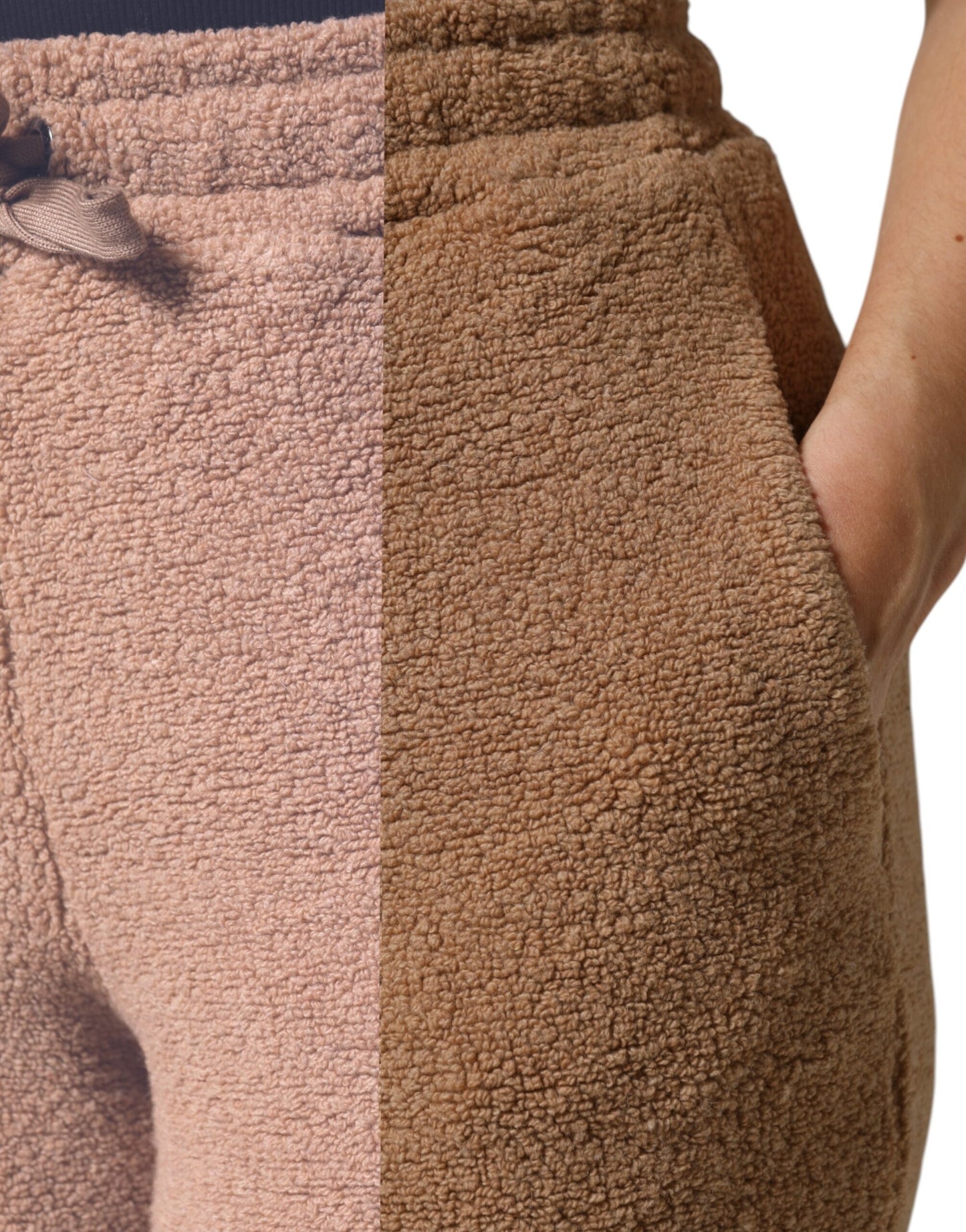 Dolce &amp; Gabbana – Braune Jogginghose mit Logo-Schild und gerader Hose