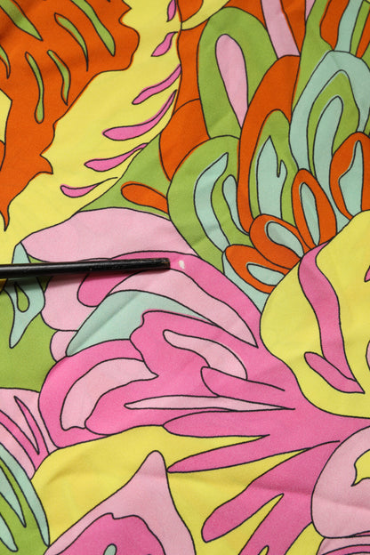 Dolce &amp; Gabbana, mehrfarbiges, ärmelloses Oberteil mit Rundhalsausschnitt und Blumenmuster