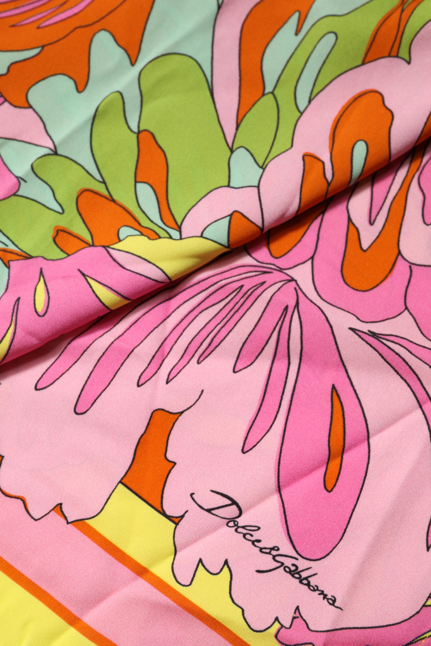 Dolce &amp; Gabbana, mehrfarbiges, ärmelloses Oberteil mit Rundhalsausschnitt und Blumenmuster