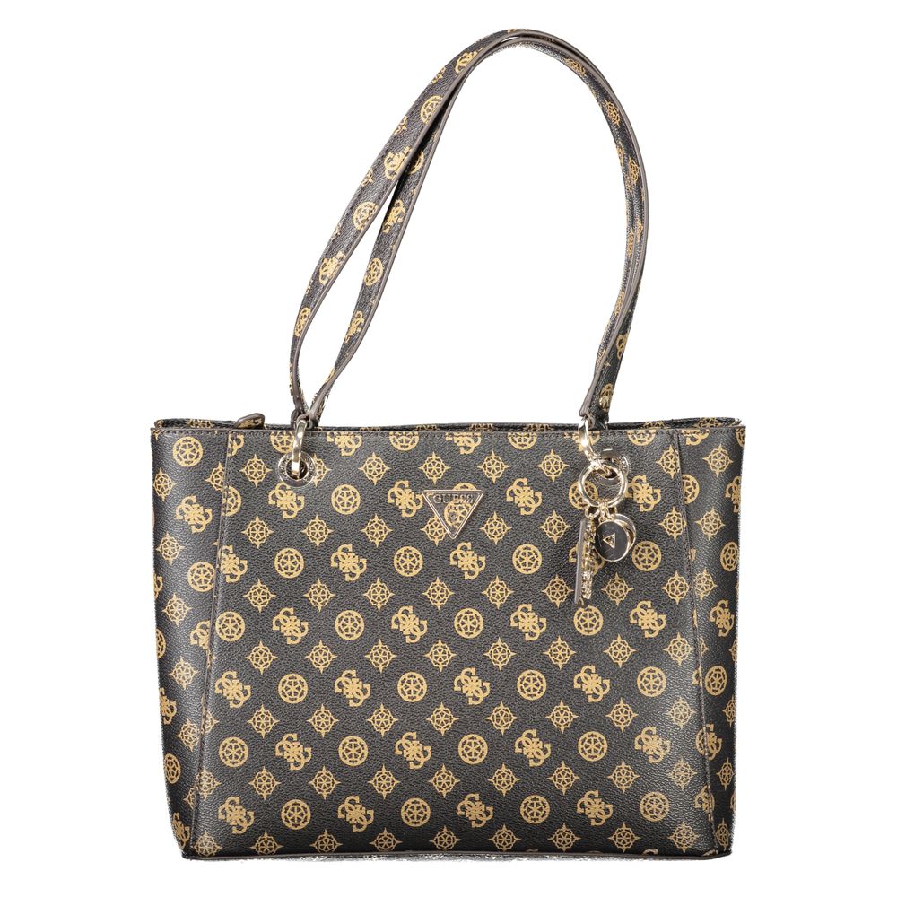 Guess Jeans Braune Polyethylen Damen Handtasche