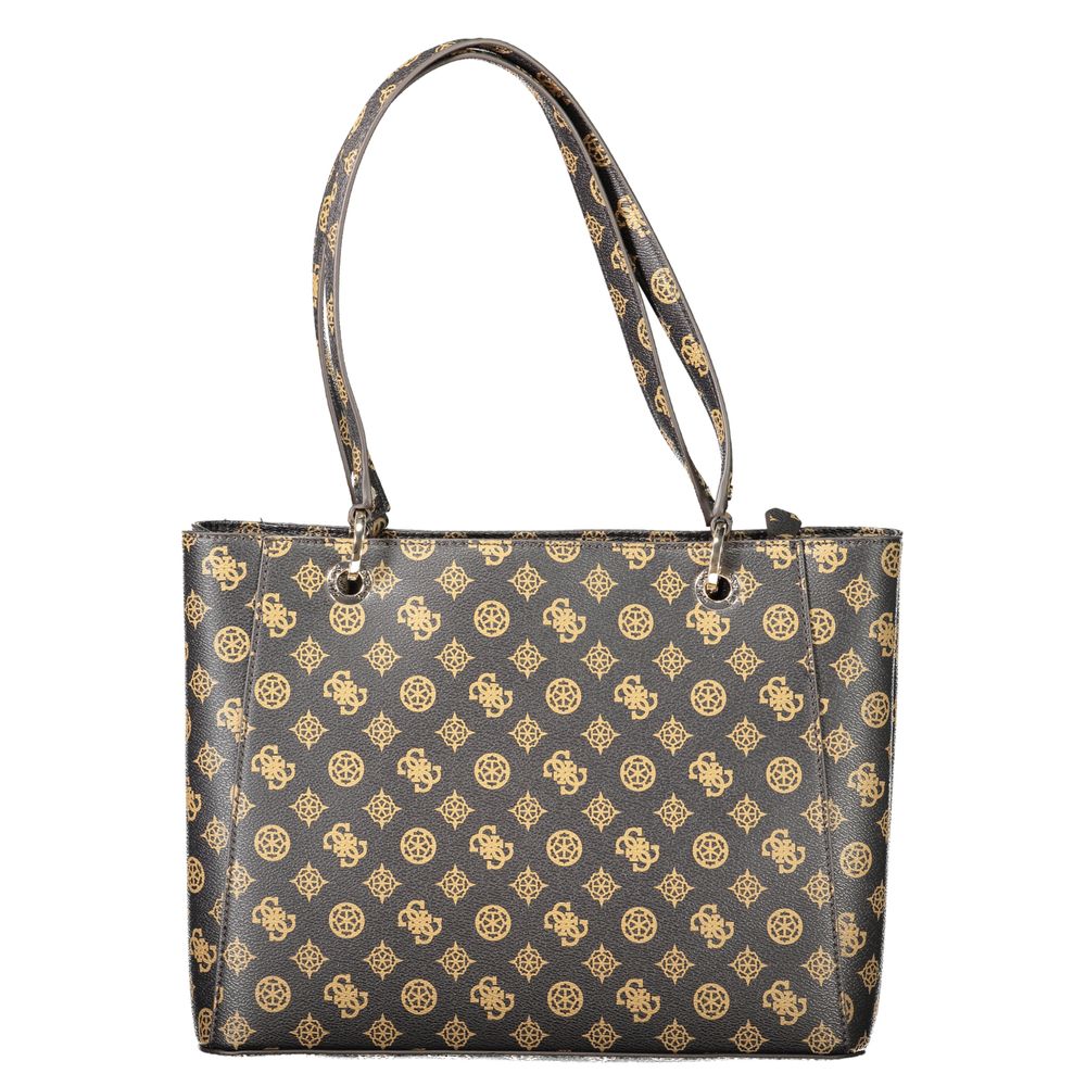 Guess Jeans Braune Polyethylen Damen Handtasche