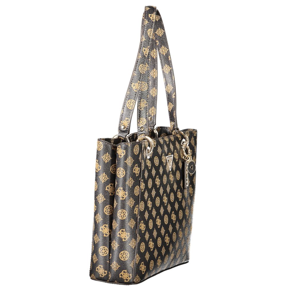 Guess Jeans Braune Polyethylen Damen Handtasche