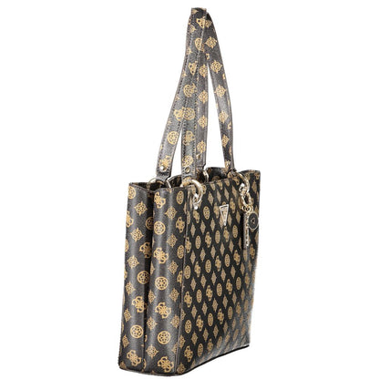 Guess Jeans Braune Polyethylen Damen Handtasche