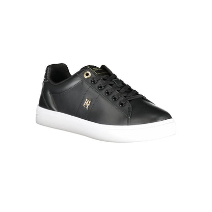 Tommy Hilfiger – Schwarze Polyester-Sneaker