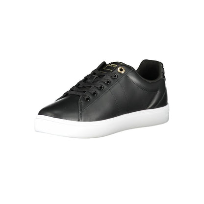Tommy Hilfiger – Schwarze Polyester-Sneaker