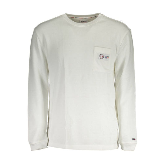 Tommy Hilfiger – Weißer Baumwollpullover