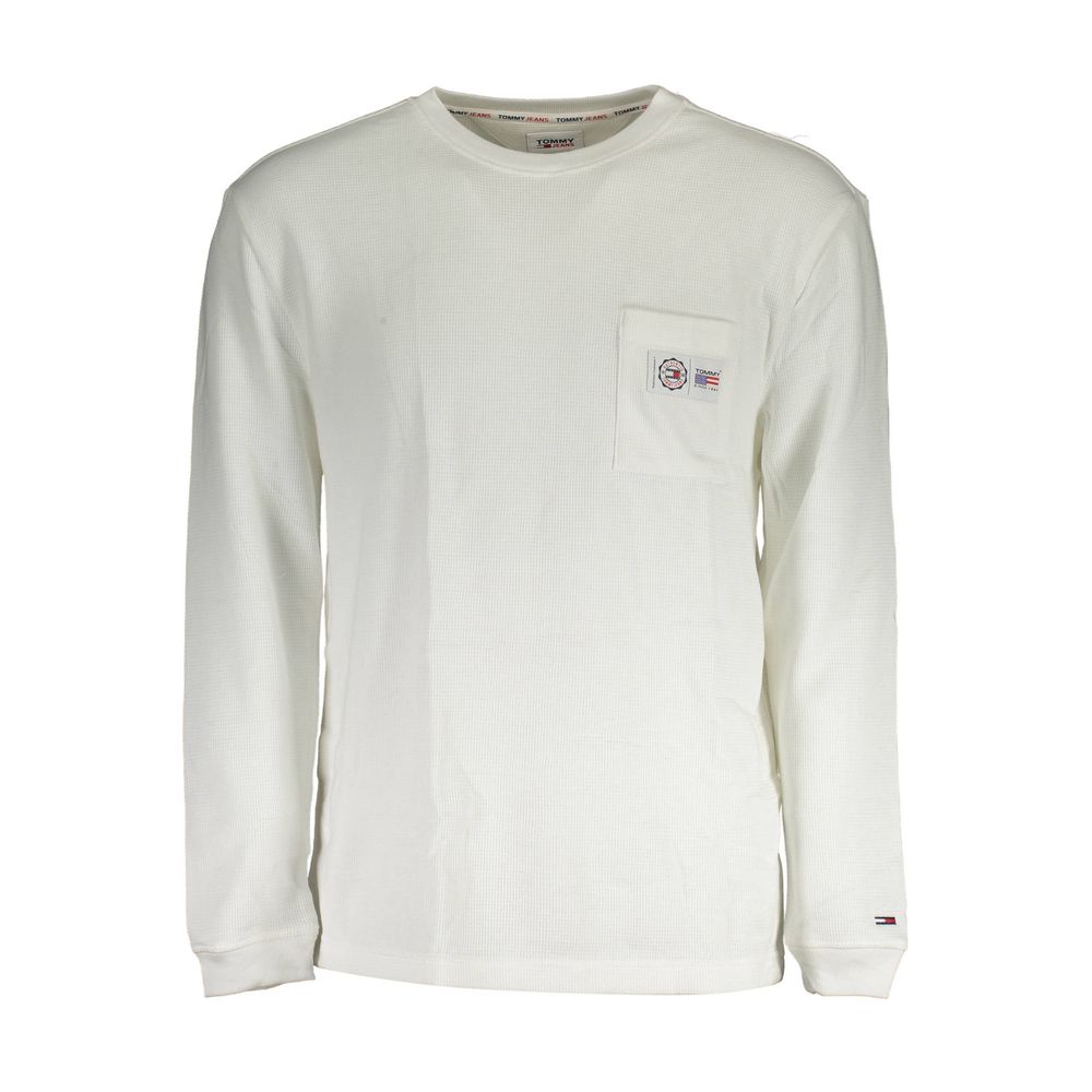 Tommy Hilfiger – Weißer Baumwollpullover