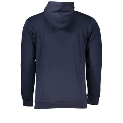 Sergio Tacchini Blue Cotton Men Hoodie