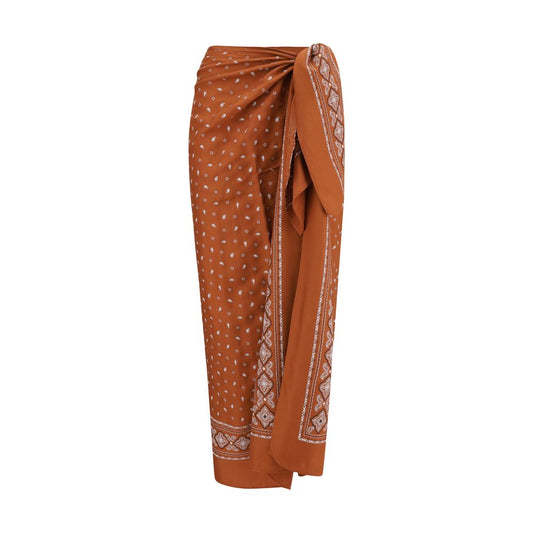 PINKO Pareo-Rock mit Bandana-Muster