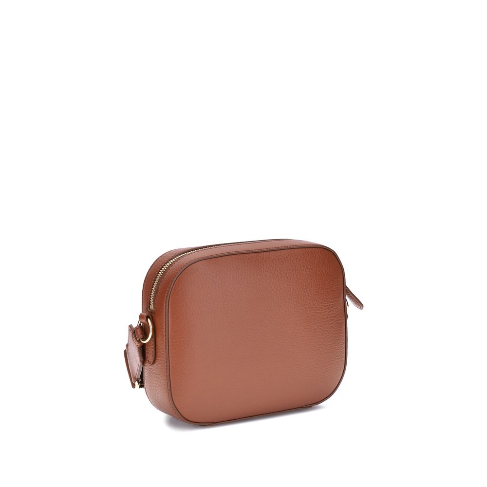 Stella McCartney Braune Schultertasche aus sonstigen Fasern