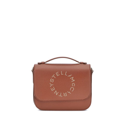 Stella McCartney Braune Schultertasche aus sonstigen Fasern