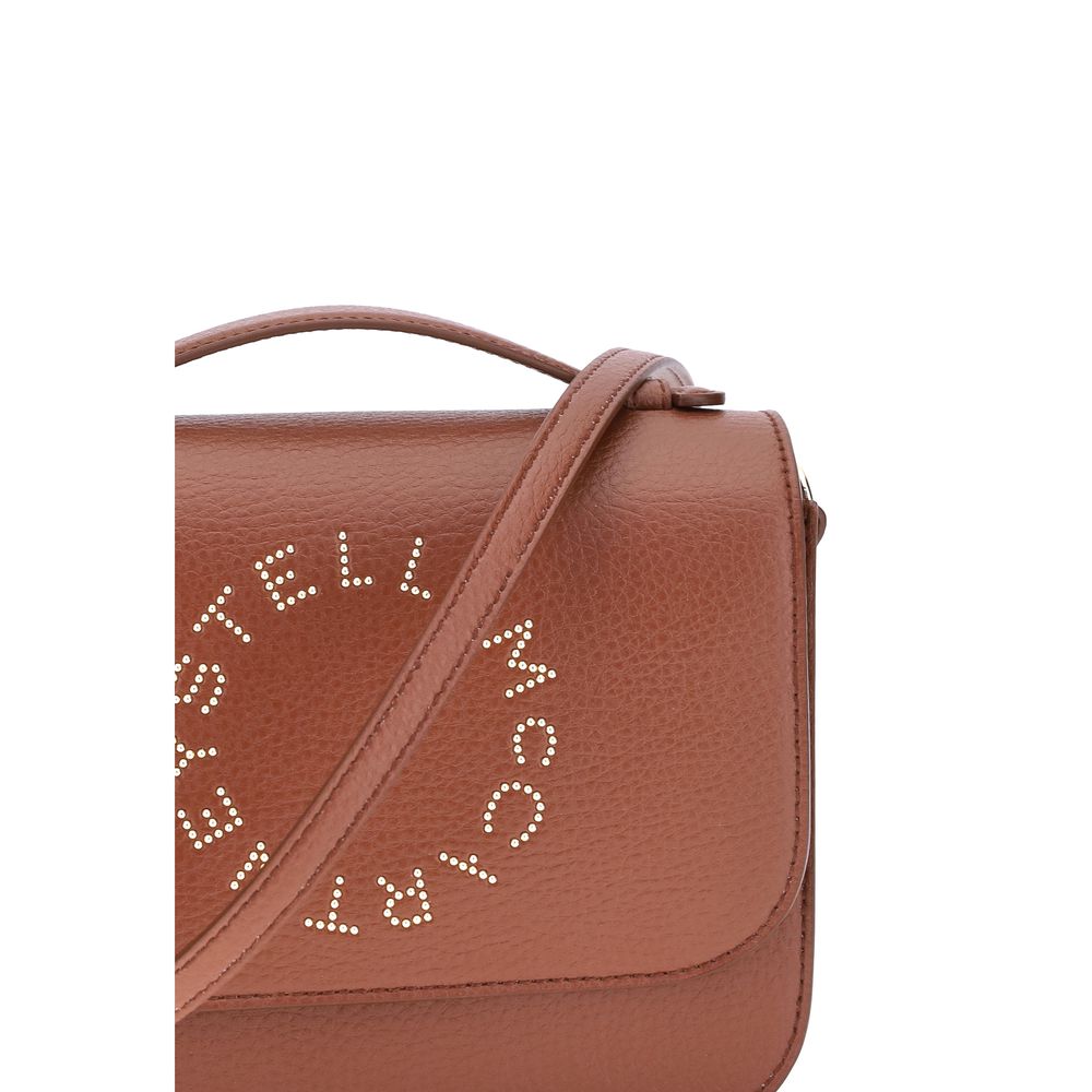 Stella McCartney Braune Schultertasche aus sonstigen Fasern