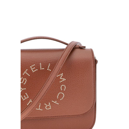 Stella McCartney Braune Schultertasche aus sonstigen Fasern