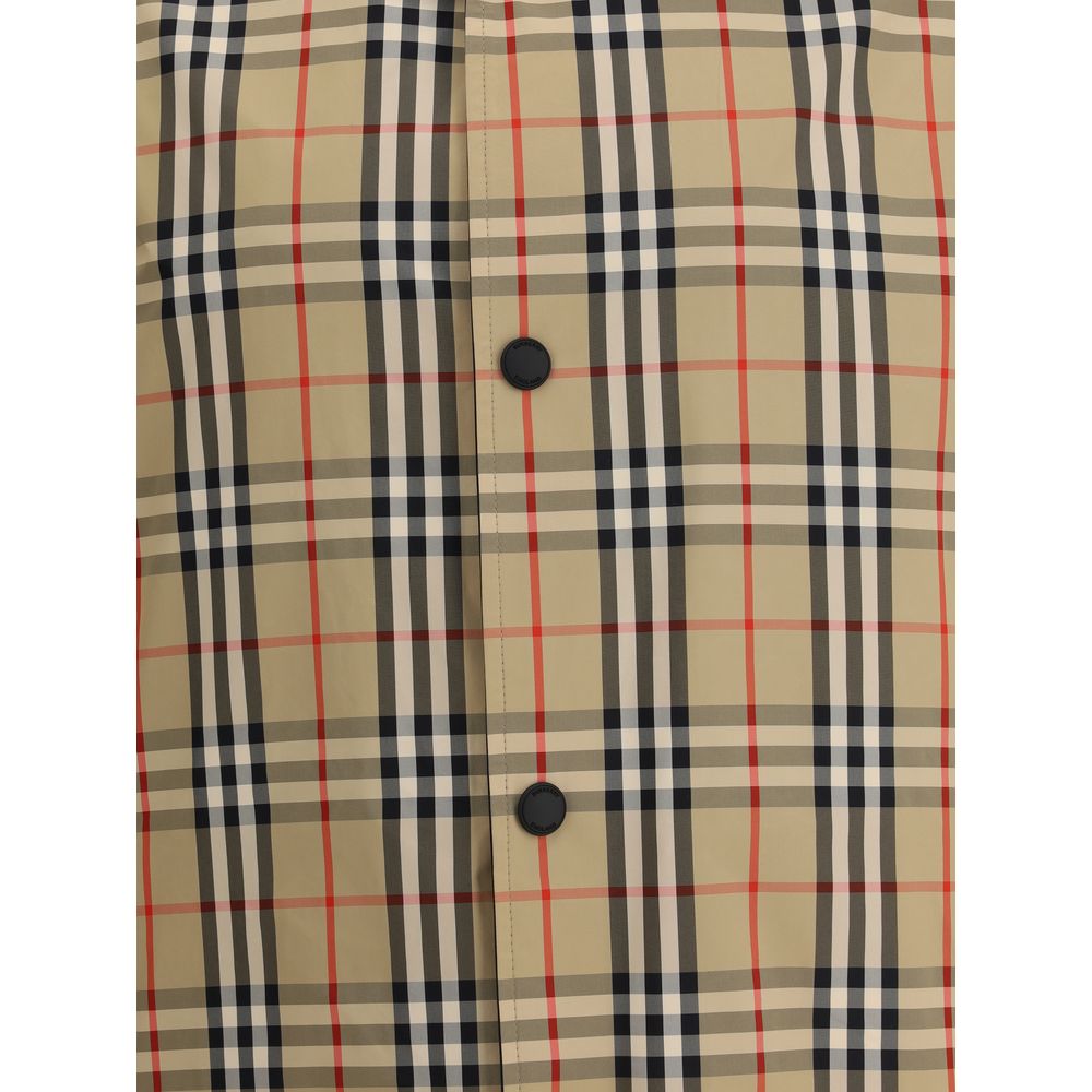 Burberry Multicolor Polyamide Rain Coat