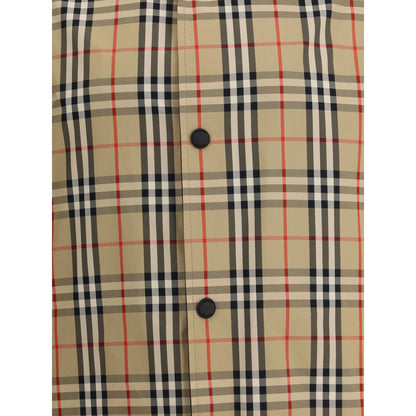 Burberry Multicolor Polyamide Rain Coat