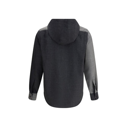 Thom Browne Graue Wolljacken und -mäntel