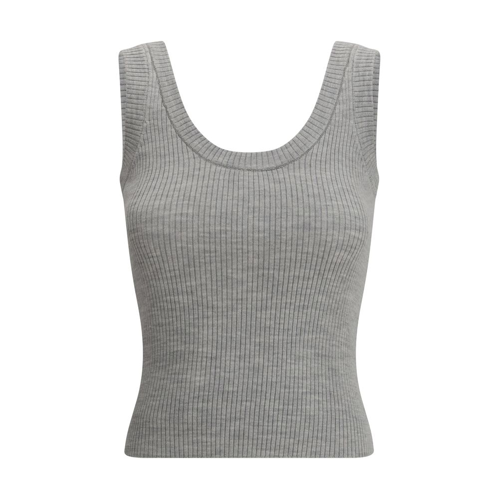 Brunello Cucinelli Geripptes Tanktop