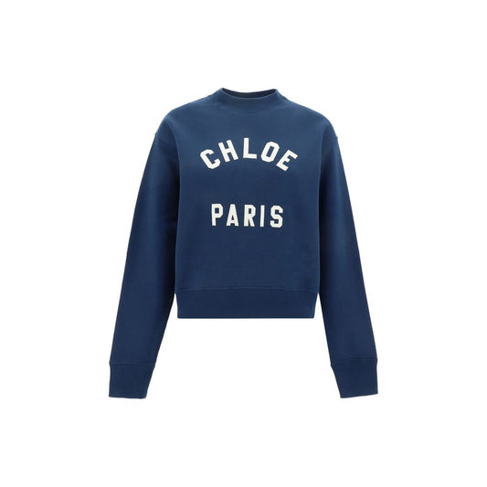 Chloé Blaues Baumwoll-Sweatshirt