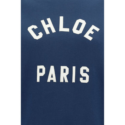 Chloé Blaues Baumwoll-Sweatshirt