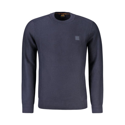 Hugo Boss Blauer Baumwollpullover für Herren
