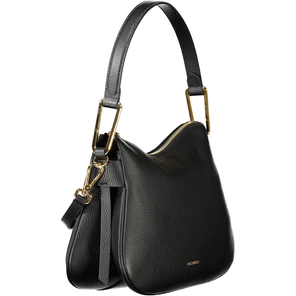 Coccinelle Damen Handtasche aus schwarzem Leder