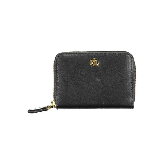 Ralph Lauren Schwarze Lederbrieftasche