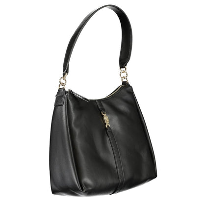 Tommy Hilfiger – Schwarze Polyester-Handtasche