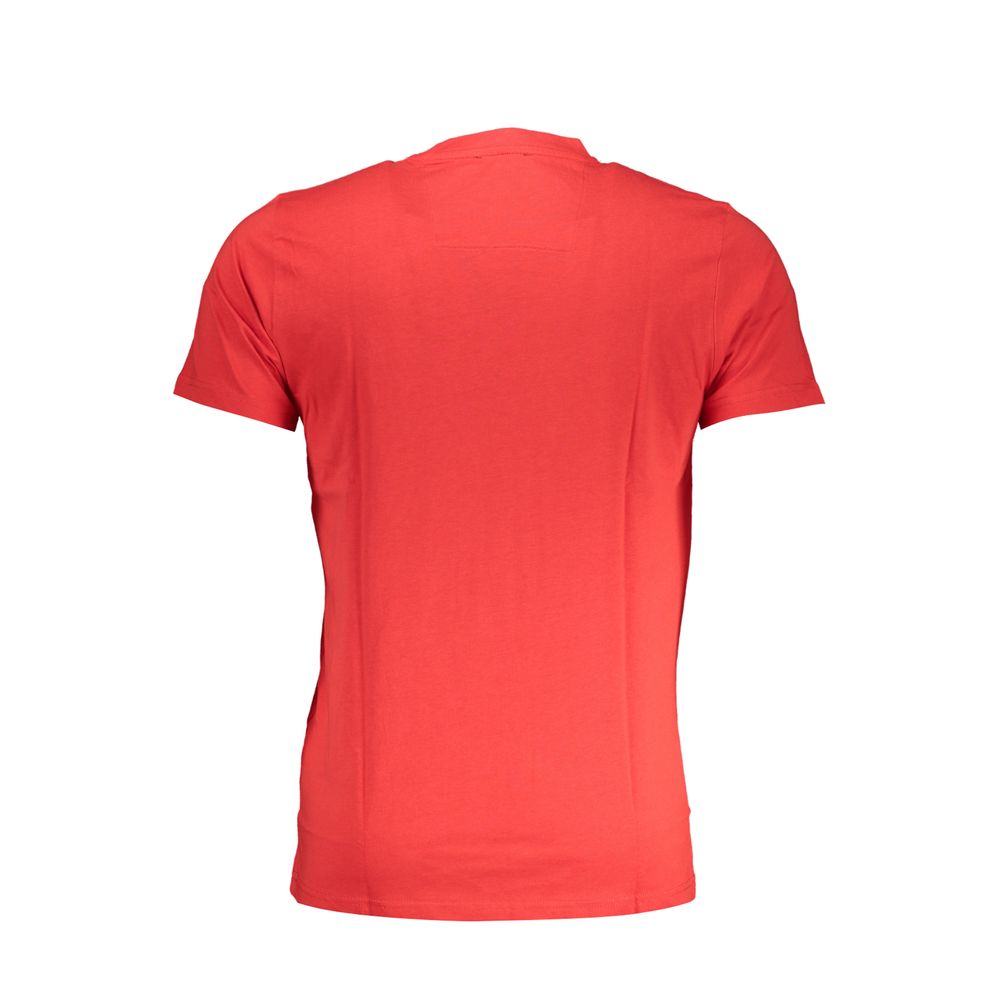 Rotes Baumwoll-T-Shirt der Cavalli-Klasse