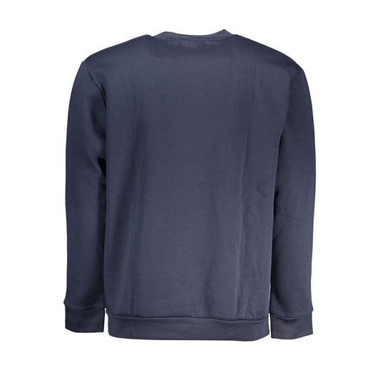 Cavalli Class Blauer Baumwollpullover für Herren